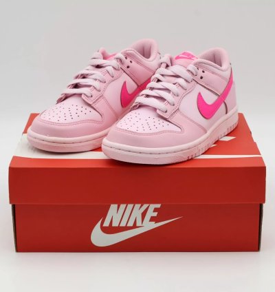 Dh9765-600 Nike Gs Dunk Low Triple Pink