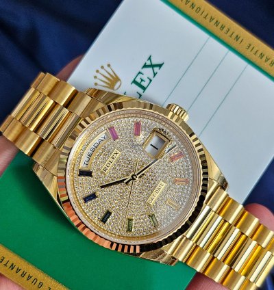 Rolex Day-date 36 Rainbow Dail Unworn