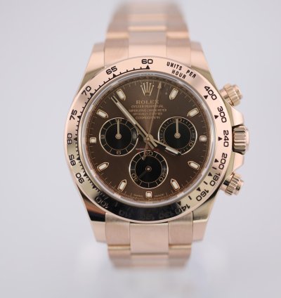Rolex Daytona 2023 Daytona Rose Gold Chocolate Dial 116505