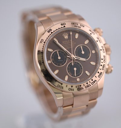 Rolex Daytona 2023 Daytona Rose Gold Chocolate Dial 116505