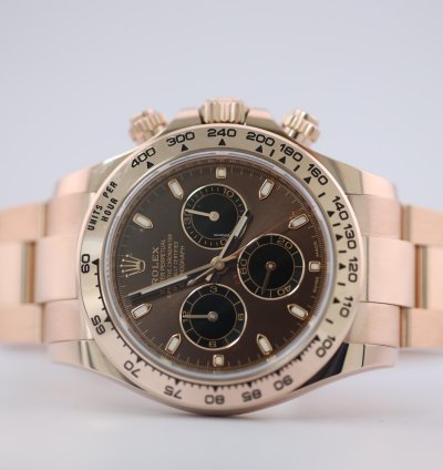 Rolex Daytona 2023 Daytona Rose Gold Chocolate Dial 116505