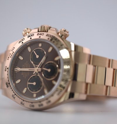 Rolex Daytona 2023 Daytona Rose Gold Chocolate Dial 116505