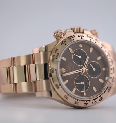 Rolex Daytona 2023 Daytona Rose Gold Chocolate Dial 116505
