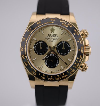 Rolex Daytona 2023 Daytona Yellow Gold Oysterflex Pikachu Dial 126518ln