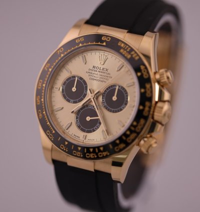 Rolex Daytona 2023 Daytona Yellow Gold Oysterflex Pikachu Dial 126518ln