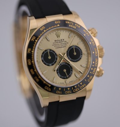 Rolex Daytona 2023 Daytona Yellow Gold Oysterflex Pikachu Dial 126518ln