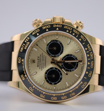 Rolex Daytona 2023 Daytona Yellow Gold Oysterflex Pikachu Dial 126518ln