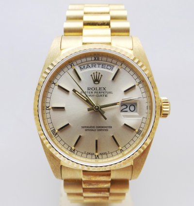 Rolex Day-date 36 Ref 18038 Nos New Old Stock Full Set 1986 Unique
