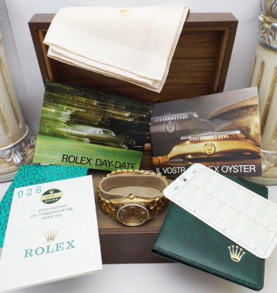 Rolex Day-date 36 Ref 18038 Nos New Old Stock Full Set 1986 Unique