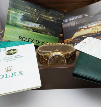Rolex Day-date 36 Ref 18038 Nos New Old Stock Full Set 1986 Unique