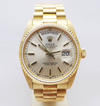 Rolex Day-date 36 Ref 18038 Nos New Old Stock Full Set 1986 Unique