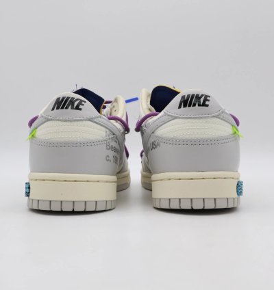 Dm1602-107 Off-white Nike Dunk Low Sail Neutral Gray Lot 48 Of 50