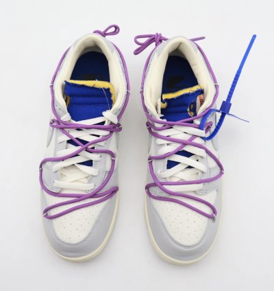 Dm1602-107 Off-white Nike Dunk Low Sail Neutral Gray Lot 48 Of 50