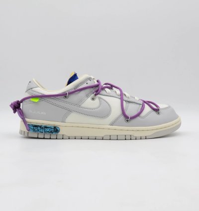 Dm1602-107 Off-white Nike Dunk Low Sail Neutral Gray Lot 48 Of 50