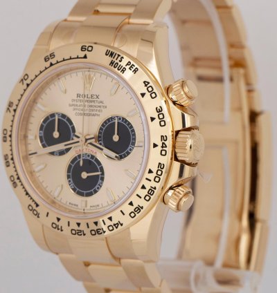 Rolex Daytona 2023 New Papers Rolex Daytona 40mm Champagne 18k Gold Yml Watch 126508 Box