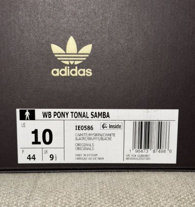 Adidas Samba Pony Tonal Wales Bonner Cream White