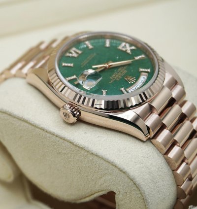 Rolex Day-date 36 Rose Aventurin Aventurine 2024 Neu Full Set