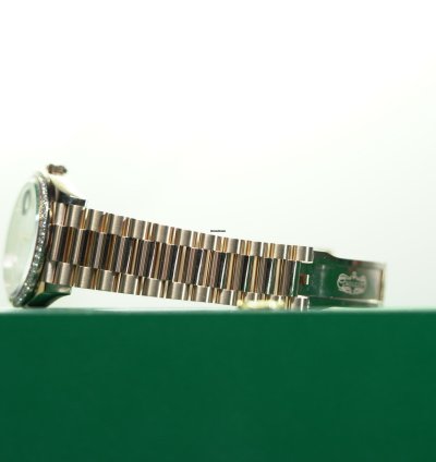 Rolex Day-date 36 Rose Gold 36mm Factory Mother Of Pearl Diamond President 128345rbr