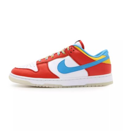 Dh8009-600 Nike Dunk Low Lebron James Fruity Pebbles Habanero Red