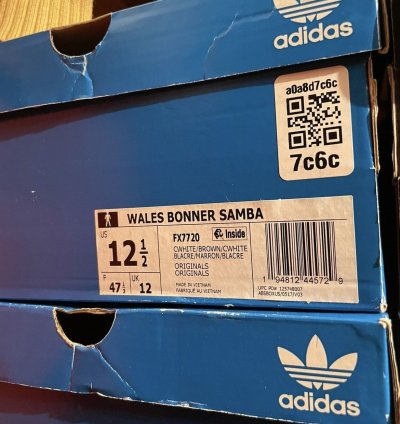 Adidas Samba Wales Bonner 12 5 Brown White