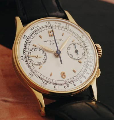 Patek Philippe Chronograph 1947 18k Ygold Ref 130