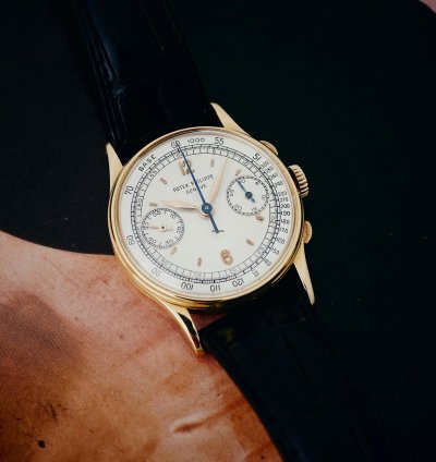 Patek Philippe Chronograph 1947 18k Ygold Ref 130