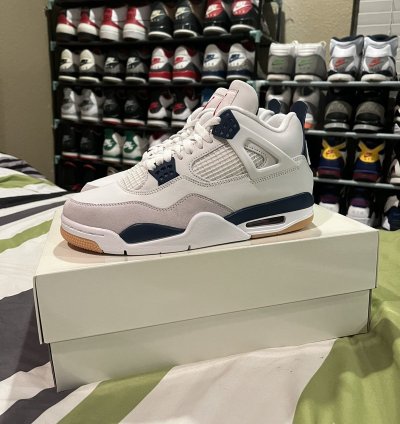 Nike Sb Jordan 4 Navy