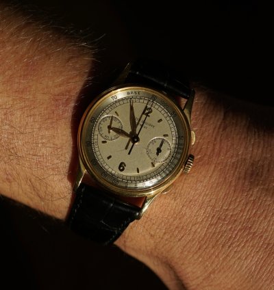 Patek Philippe Chronograph 1947 18k Ygold Ref 130