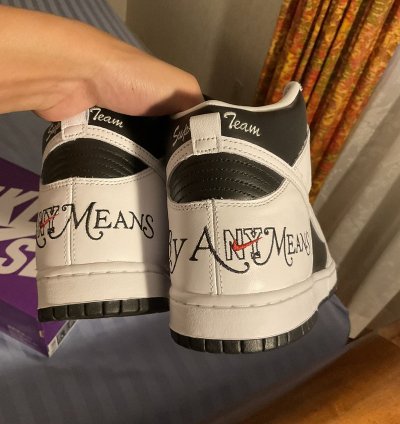 Supreme Nike Dunk High By Any Means Size 10
