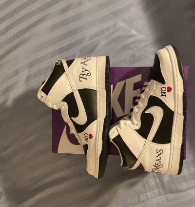 Supreme Nike Dunk High By Any Means Size 10