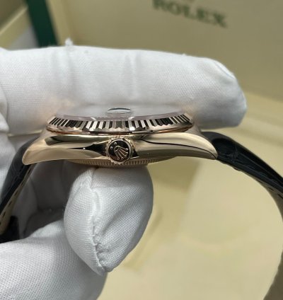 Rolex Day-date 36 Rose Gold Silver Rhodium