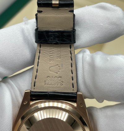 Rolex Day-date 36 Rose Gold Silver Rhodium