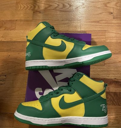 Supreme Nike Dunk Sb High By Any Means Brazil