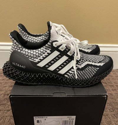 Adidas Ultra 4d Core Black Cloud White