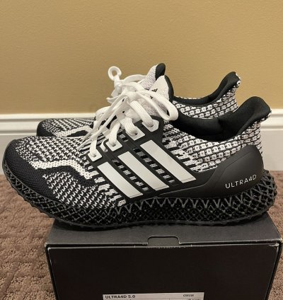 Adidas Ultra 4d Core Black Cloud White
