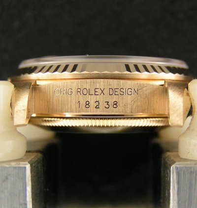 Rolex Day-date 36 Un-worn Boxes Papers Champagne Diamond Dial Fluted Bezel 18238