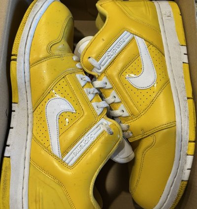 Nike Sb Supreme Air Force 2 Yellow