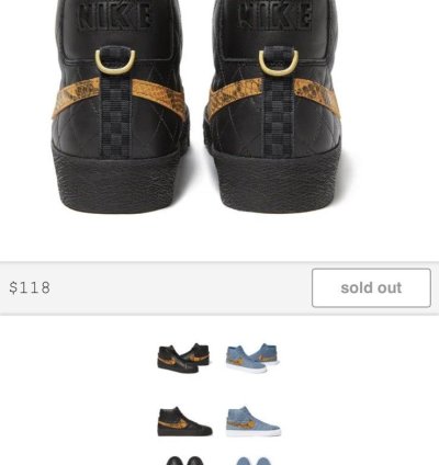 Supreme Nike Sb Blazer Mid
