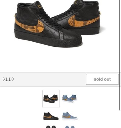 Supreme Nike Sb Blazer Mid