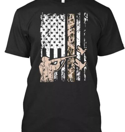 American Waterfowl Flowy Premium T-shirt Made In The Usa Size S To 5xl