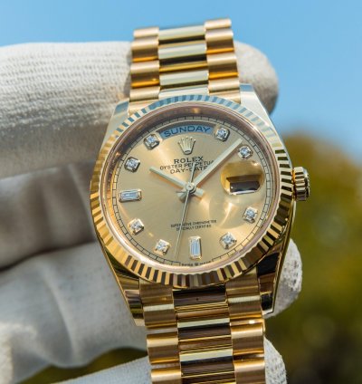 Rolex Day-date 36 Unworn 2023 Day-date 36 Gold Diamond Dial 128238