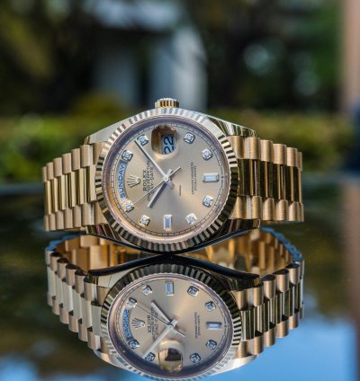 Rolex Day-date 36 Unworn 2023 Day-date 36 Gold Diamond Dial 128238