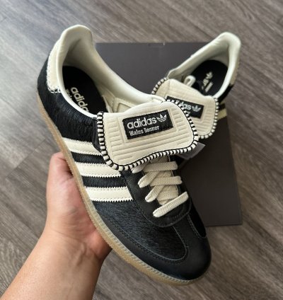 Adidas Wales Bonner Pony Leo Samba Black Pony Hair