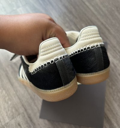 Adidas Wales Bonner Pony Leo Samba Black Pony Hair