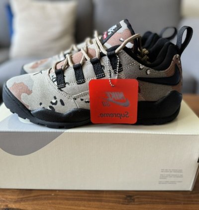 Supreme Nike Sb Darwin Low Desert Camo Size 9 5 In Hand