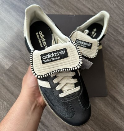 Adidas Wales Bonner Pony Leo Samba Black Pony Hair