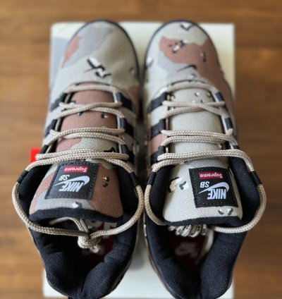 Supreme Nike Sb Darwin Low Desert Camo Size 9 5 In Hand