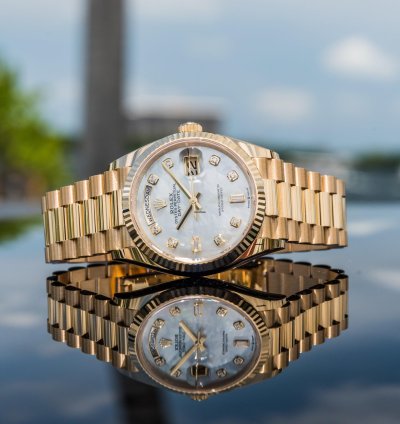 Rolex Day-date 36 Unworn 2023 Day-date 36mm Mother Of Pearl 128238