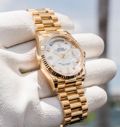 Rolex Day-date 36 Unworn 2023 Day-date 36mm Mother Of Pearl 128238