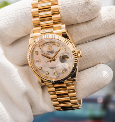 Rolex Day-date 36 Unworn 2023 Day-date 36mm Mother Of Pearl 128238